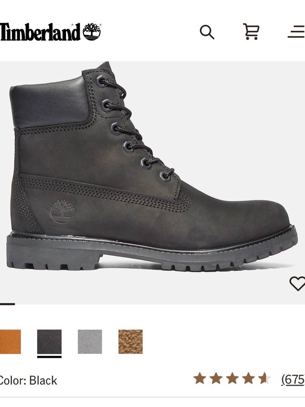Timberland Boots Black